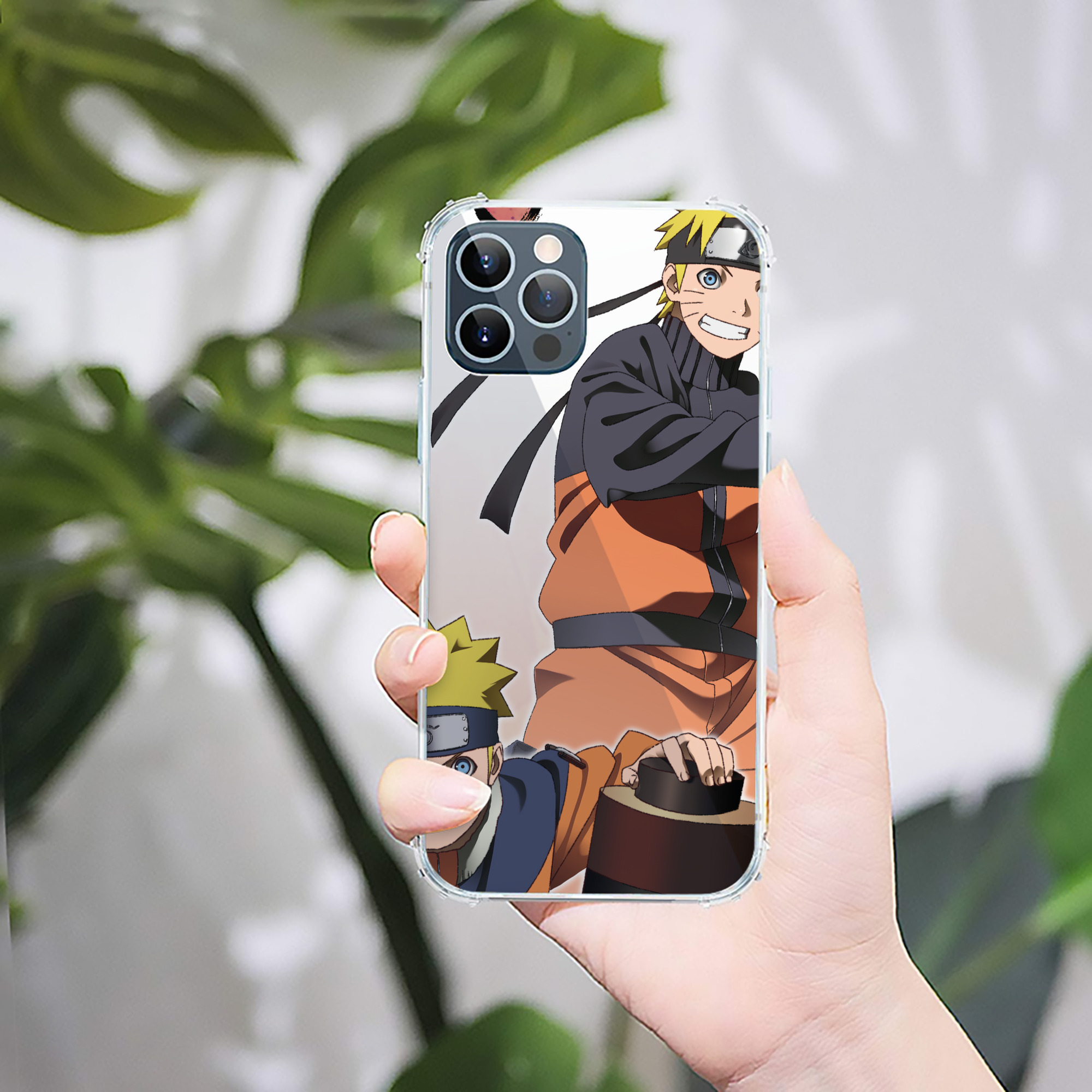 （画像用） NARUTO -ナルト- NARUTO -ナルト- 疾風伝 【iPhone 12シリーズ対応】透明スマホケース（クリアソフトケース）